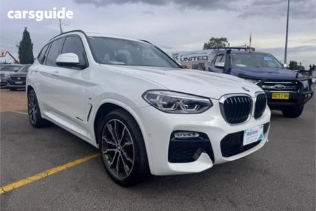 White 2017 BMW X3 Wagon Xdrive 30D