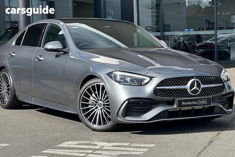 Grey 2022 Mercedes-Benz C200 Sedan Edition C Mhev