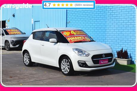 White 2023 Suzuki Swift Hatchback Gl Shadow