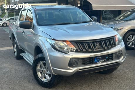 Silver 2016 Mitsubishi Triton Dual Cab Utility Glx Plus (4X4)