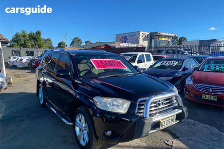 Black 2009 Toyota Kluger Wagon Grande (Fwd)