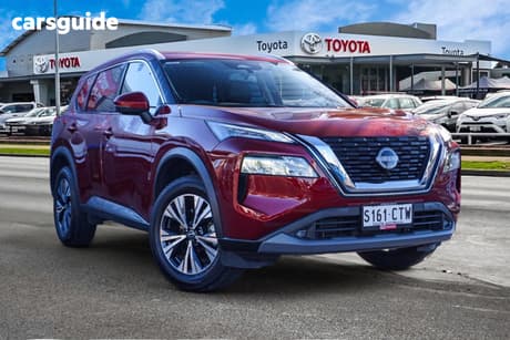 Red 2022 Nissan X-Trail Wagon St-L (4Wd) 7 Seat