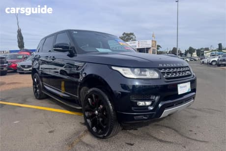 Black 2014 Land Rover Range Rover Sport Wagon 3.0 Sdv6 Hse