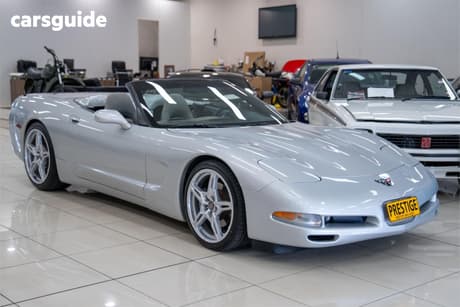 Silver 1998 Chevrolet Corvette Convertible C5
