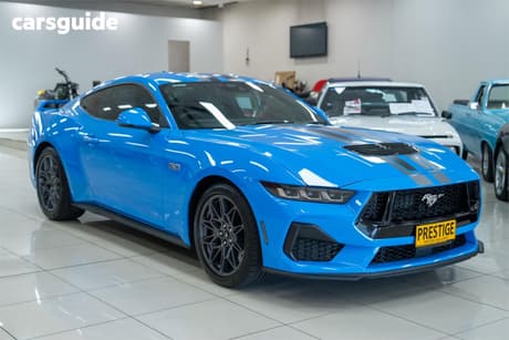 Blue 2025 Ford Mustang Fastback Gt 5.0 V8