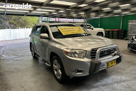 Silver 2008 Toyota Kluger Wagon Grande (4X4)