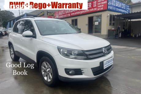 White 2013 Volkswagen Tiguan Wagon 132 Tsi Pacific