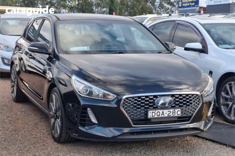 Black 2017 Hyundai I30 Hatchback Sr