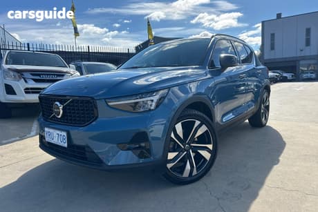 Blue 2022 Volvo XC40 Wagon Ultimate B5 Dark Mhev