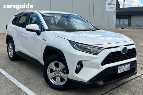 White 2020 Toyota RAV4 Wagon Gx Awd Hybrid