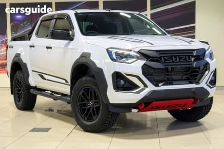 White 2026 Isuzu D-MAX Crew Cab Utility Blade (4X4)