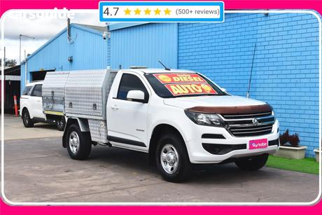 White 2017 Holden Colorado Cab Chassis Ls (4X2)