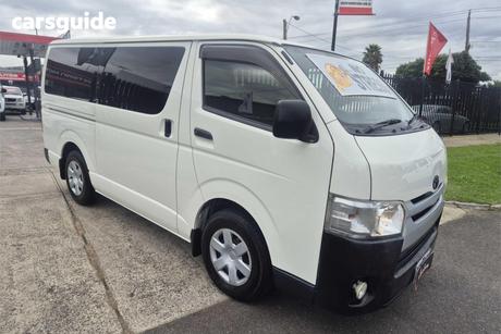 White 2016 Toyota HiAce Van Lwb