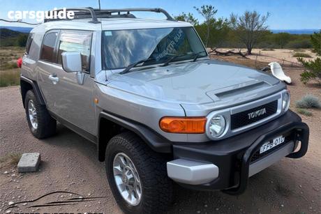 Silver 2012 Toyota FJ Cruiser Wagon