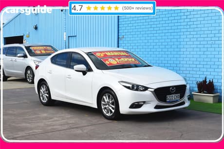 White 2016 Mazda 3 Sedan Maxx