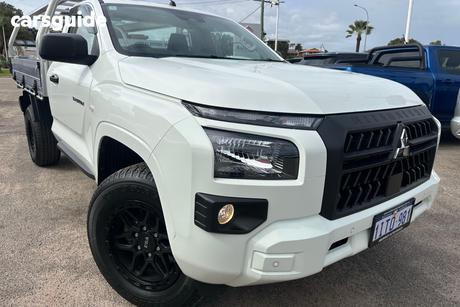 White 2025 Mitsubishi Triton Cab Chassis Glx (4X2)