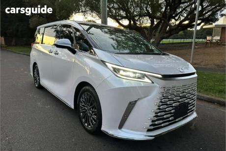 White 2024 Lexus LM SUV