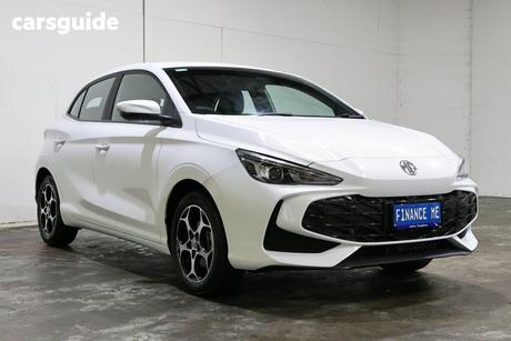 White 2025 MG MG3 Hatchback Excite