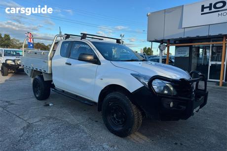 White 2019 Mazda BT-50 Freestyle Cab Chassis Xt (4X4) (5Yr)