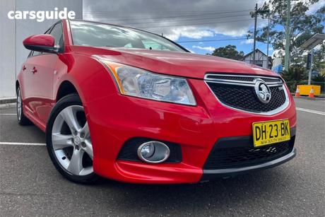 Red 2012 Holden Cruze Sedan Sri V
