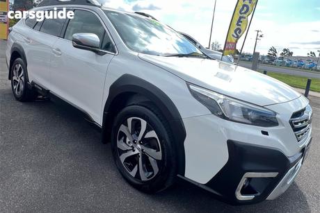 White 2021 Subaru Outback Wagon Awd Touring