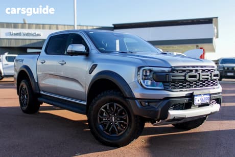 Silver 2023 Ford Ranger Double Cab Pick Up Raptor 3.0 (4X4)