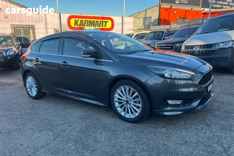 Silver 2017 Ford Focus Hatchback Sport