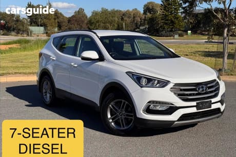 White 2016 Hyundai Santa FE Wagon Active Crdi (4X4)