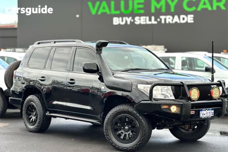 Black 2008 Toyota Landcruiser Wagon Sahara (4X4)
