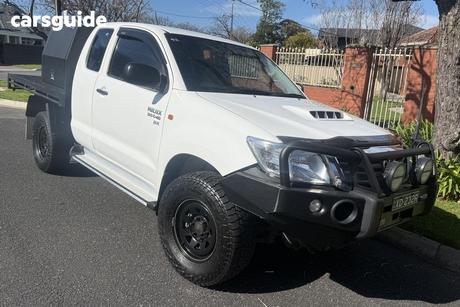 White 2012 Toyota Hilux X Cab Cab Chassis Sr (4X4)