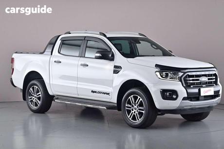 White 2021 Ford Ranger Double Cab Pick Up Wildtrak 2.0 (4X4)