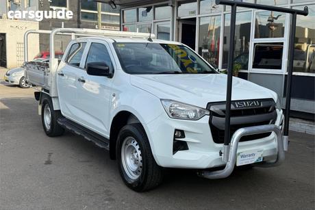 White 2021 Isuzu D-MAX Crew Cab Chassis Sx (4X2) High-Ride