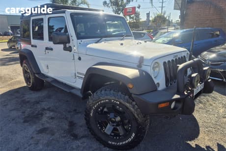 White 2015 Jeep Wrangler Softtop Sport (4X4)