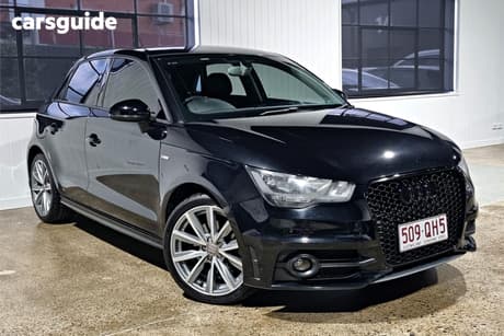 Black 2013 Audi A1 Hatchback Sportback 1.4 Tfsi S Line Comp