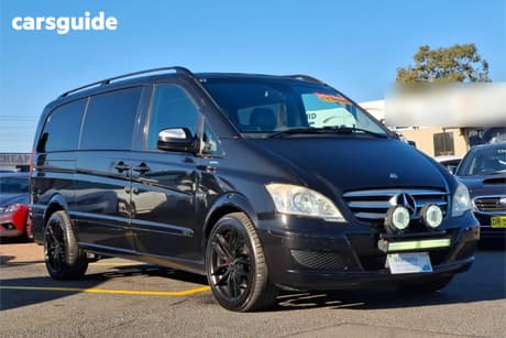 Black 2012 Mercedes-Benz Viano Wagon 3.0 Cdi Be