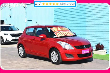 Red 2012 Suzuki Swift Hatchback Gl