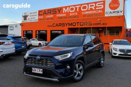 Blue 2021 Toyota RAV4 Wagon Gx (Awd) Hybrid