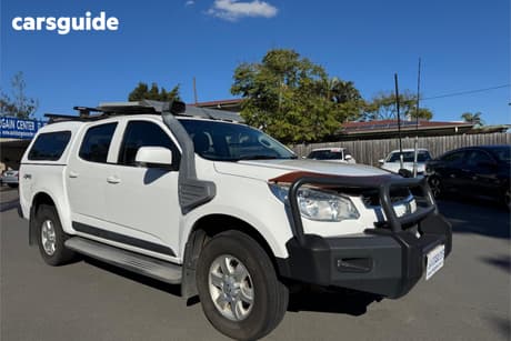 White 2014 Holden Colorado Crew Cab Pickup Lt (4X4)