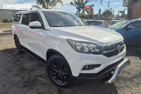 White 2021 Ssangyong Musso Crew Cab Utility Ultimate