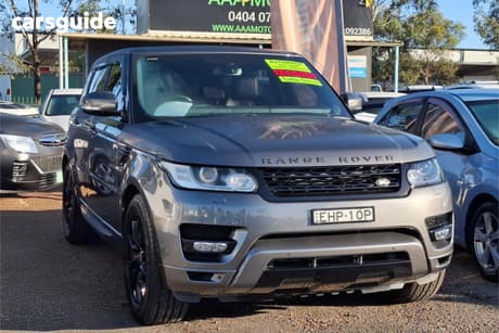 Grey 2014 Land Rover Range Rover Sport Wagon 3.0 Sdv6 Hse