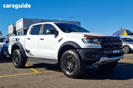 White 2018 Ford Ranger Double Cab Pick Up Raptor 2.0 (4X4)