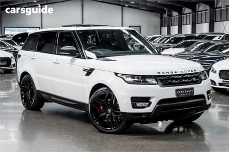 White 2015 Land Rover Range Rover Sport SUV SDV8 HSE DYNAMIC 4X4