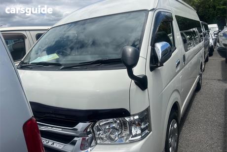 White 2015 Toyota HiAce SUV SLWB 4WD