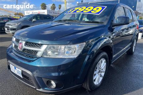 Blue 2014 Fiat Freemont Wagon