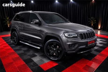 Grey 2013 Jeep Grand Cherokee Wagon Overland (4X4)