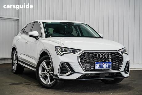White 2024 Audi Q3 Sportback 35 Tfsi S Line