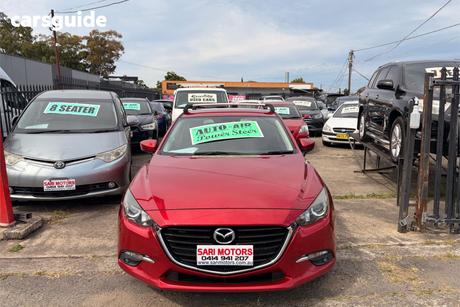 Red 2016 Mazda 3 Hatchback Touring