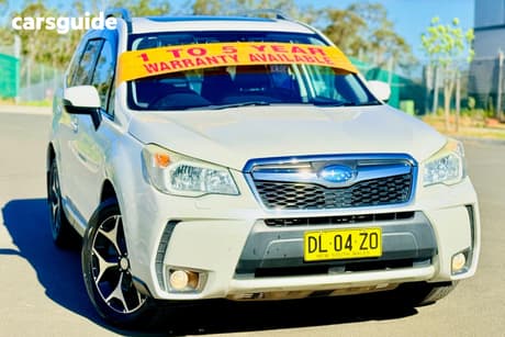 White 2014 Subaru Forester Wagon 2.0Xt Premium