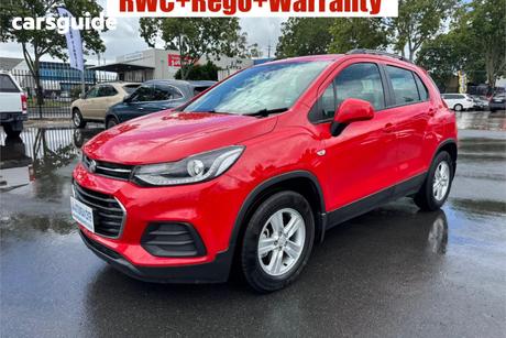 Red 2017 Holden Trax Wagon Ls
