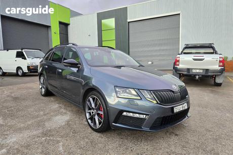 Grey 2017 Skoda Octavia Wagon Rs 169 Tsi